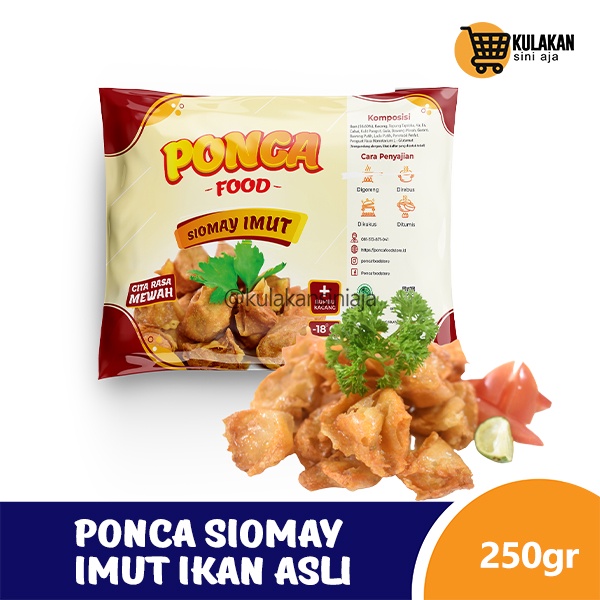 Ponca Siomay Imut Ikan Asli 250gram