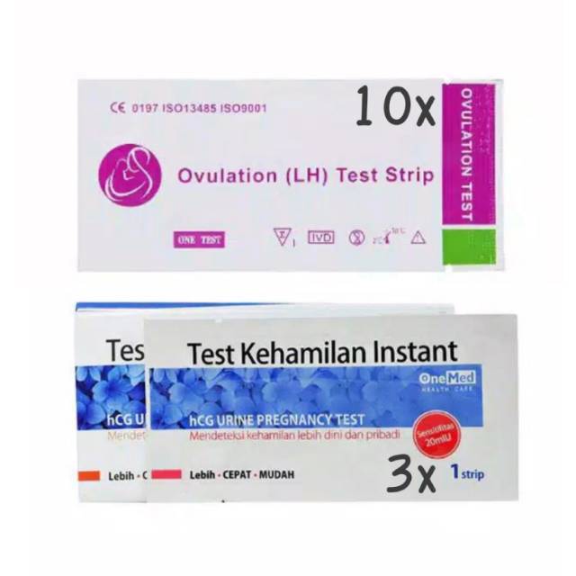 10x LH Ovulation Test [UNGU] 3x Tes Hamil