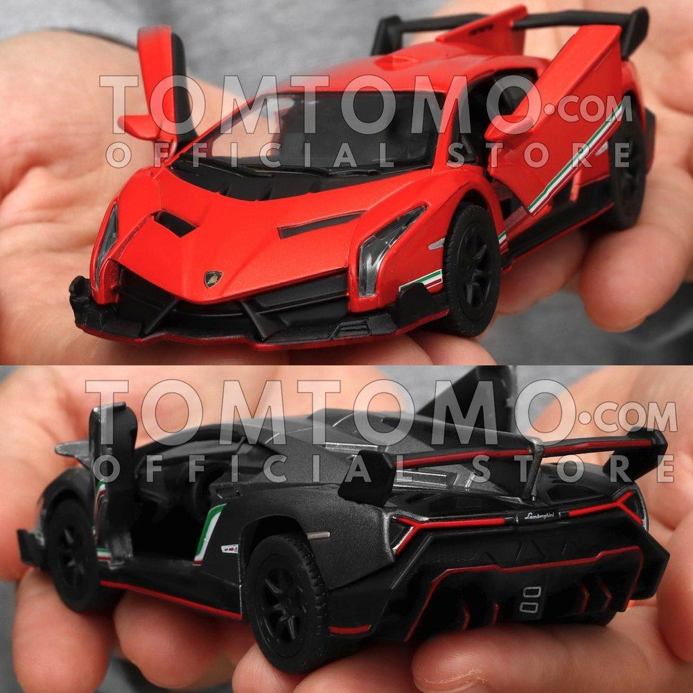 Tomtomo Lamborghini Veneno Diecast Miniatur  Mobil  Mobilan 