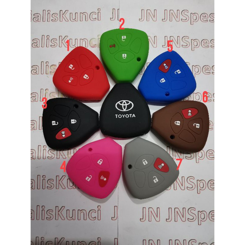 Kondom remote Toyota Innova,vios,Fortuner,altis,camry,3tombol