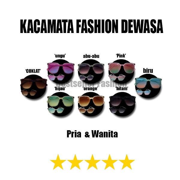 Kacamata Hitam UV Protection Bentuk Kotak Oversized Warna Gradasi Kacamata Fashion Gaya Vintage Retro Unisex