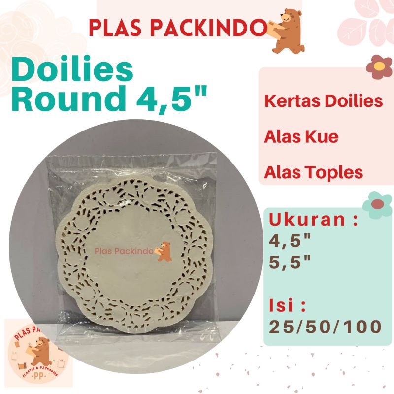 

Doilies Paper Kertas Doilies Doyleys 4,5