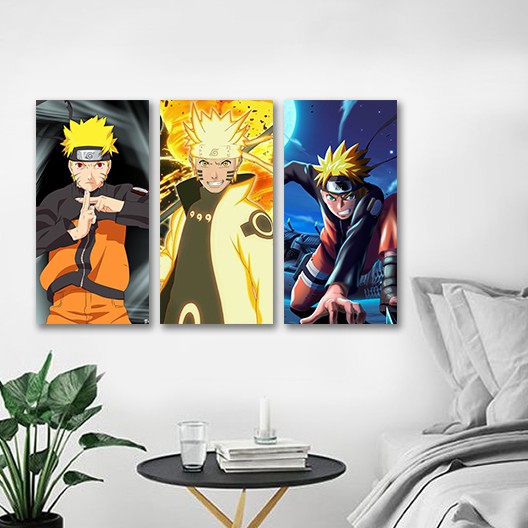 Poster Naruto Wall Decor Naruto Edition Hiasan Kamar Tidur Kayu Anime Shopee Indonesia