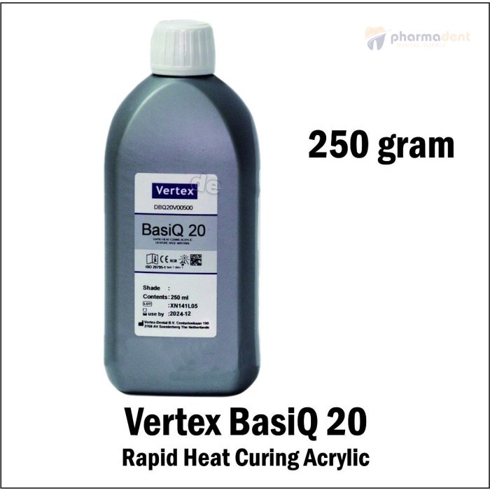 Heat Curing Liquid Vertex Basiq 20 ORI 250 ml