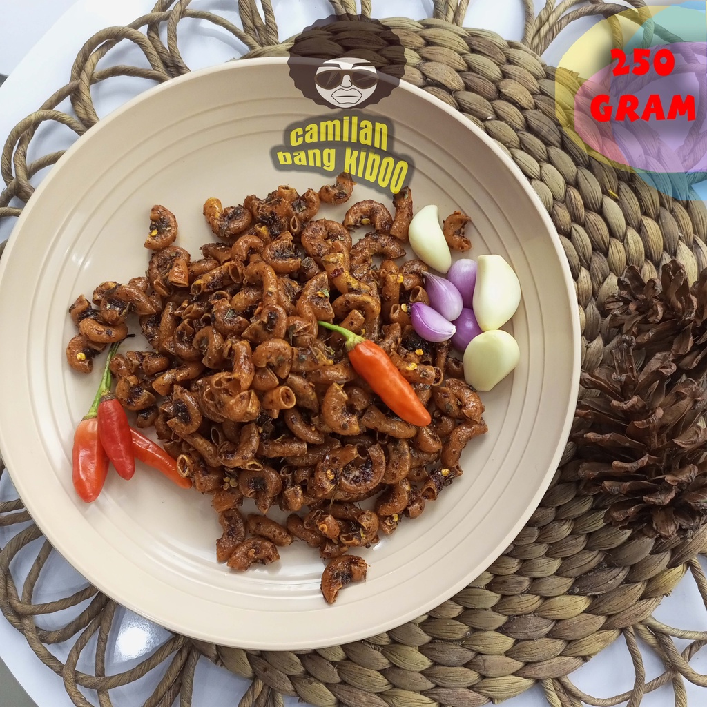 

CAMILAN PEDAS - MAKARONI BANTET PEDAS DAUN JERUK 250 GRAM