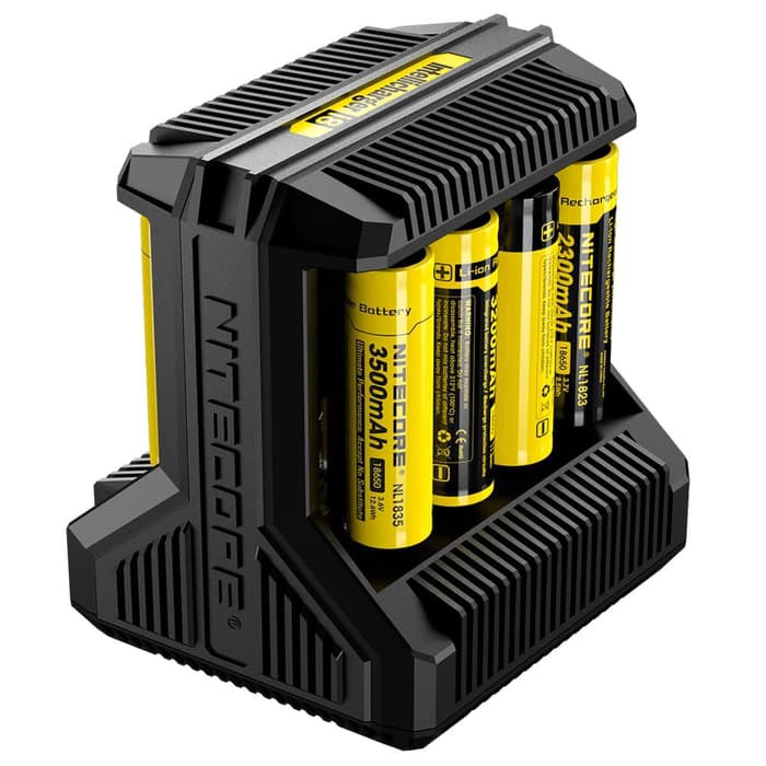 NITECORE I8 INTELLICHARGER UNIVERSAL BATTERY CHARGER 8 SLOT BATERAI