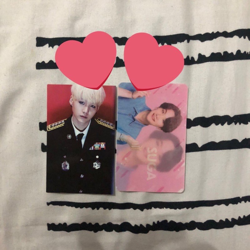 BTS PHOTOCARD - SUGA DOPE & BASKIN (BUNDLE)