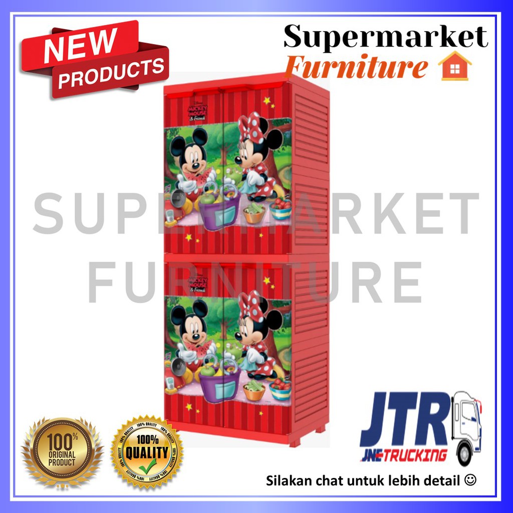 CARGO - LEMARI PLASTIK NAIBA MINI MSC 9064 KARAKTER