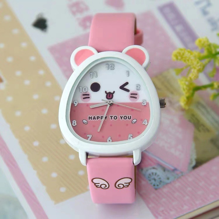 COD READY  JAM TANGAN ANAK MAHASISWA YANG IMUT DAN LUCU WATCH PERERMPUAN JAM TANGAN MURAH CEWEK A01