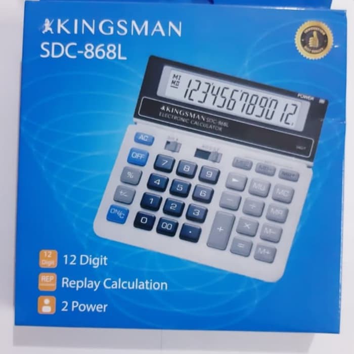 Kalkulator/Calculator Murah Kingsman SDC-868L 12 Digit