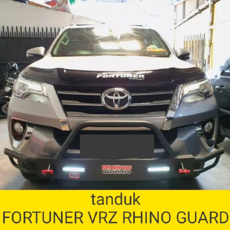 tanduk Fortuner vrz trd RHINO GUARD with led bumper guard Fortuner