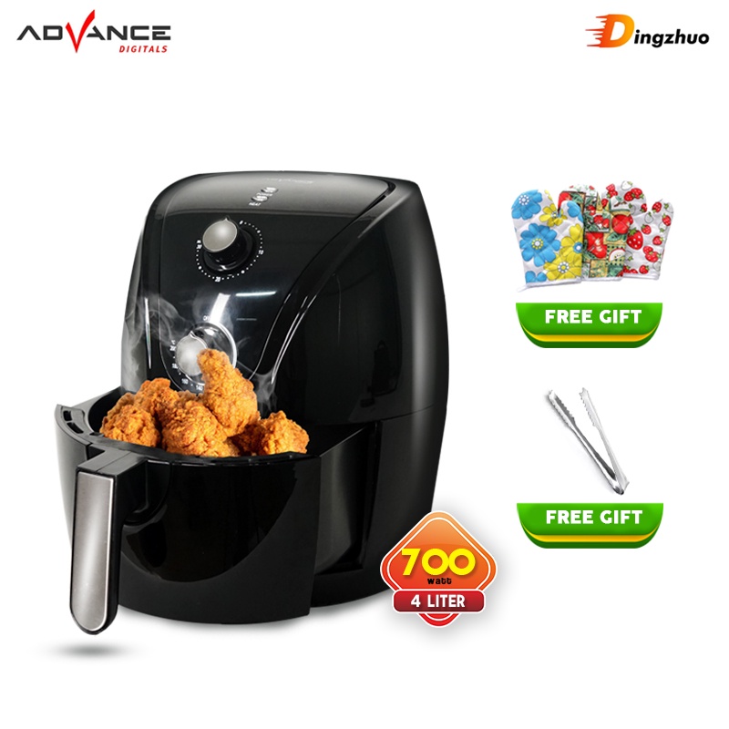 【FREE GIFT】 Air Frye Mesin Penggoreng tanpa minyak Advance Electrik ADF-40A Aman Untuk Kesehatan 700 Watt bergaransi