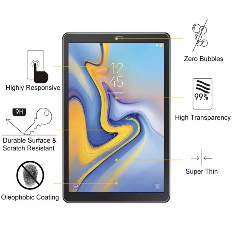 TG TAB BENING - SCREEN PROTECTOR TEMPERED GLASS SAMSUNG TAB A 10.5&quot; 2019/T590/T595/T597