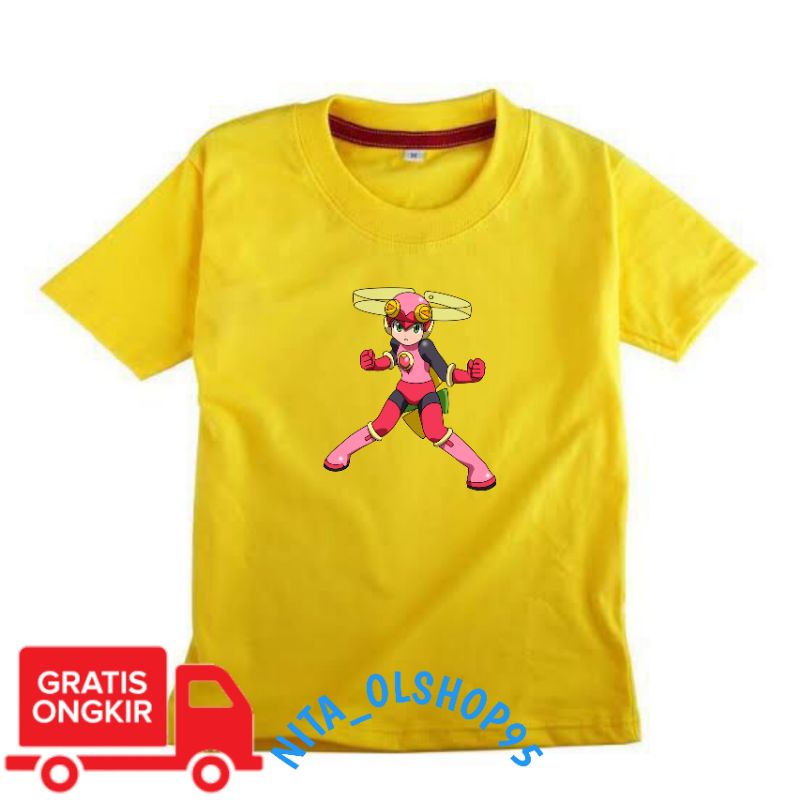 baju anak megaman , baju anak karakter , Mega man