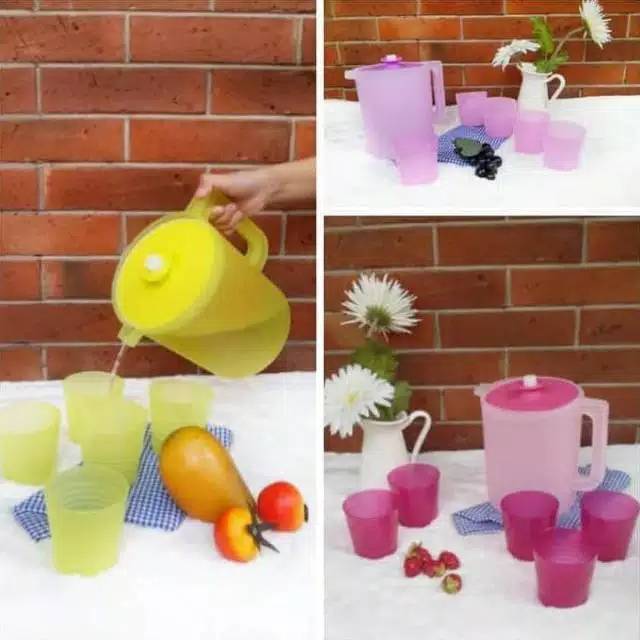 TEKO YEPPO SET GELAS 4 PCS / PLASTIK