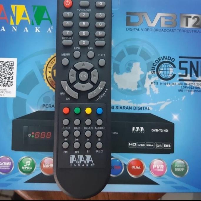 (W1B9) ⭐️ REMOT ORIGINAL STB T2 TANAKA //Lagi@jual