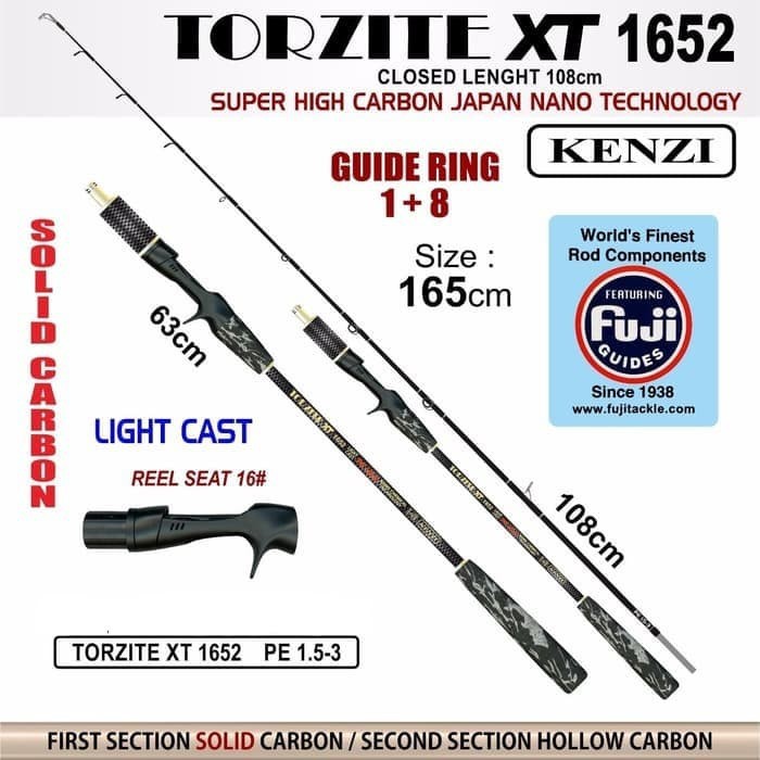 Joran Pancing kenzi Torzite XT PE 1 -2 Light Cast Original