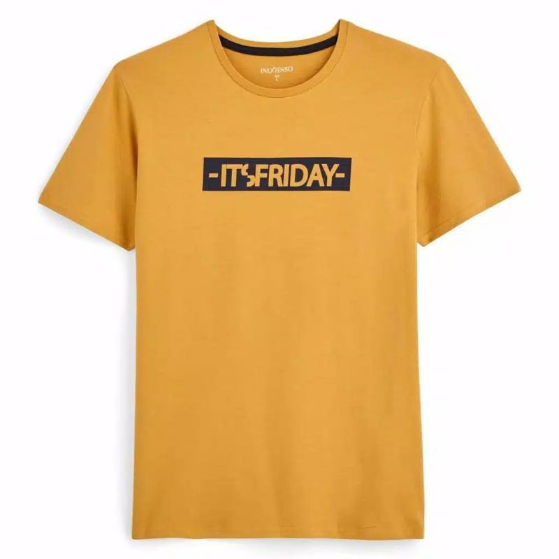 Kaos pria inextenso ( kunyit)