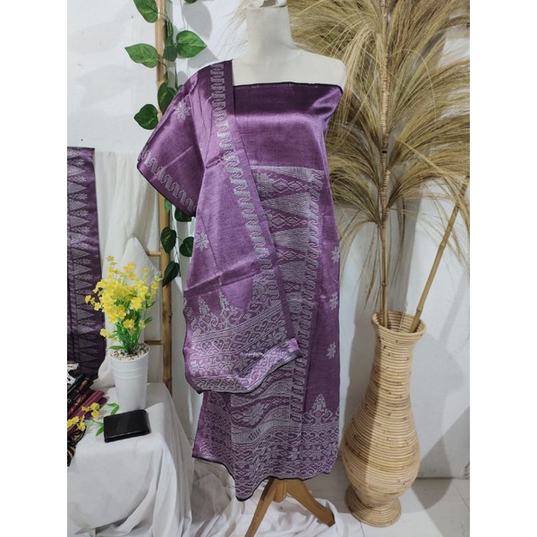 Songket Silungkang Lilac