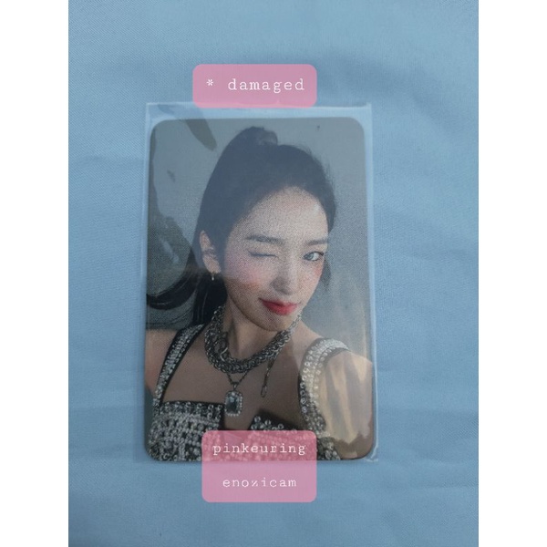 [DMG] IVE YUJIN LOVE DIVE Soundwave R1 benefit photocard pc bene pob an yujin