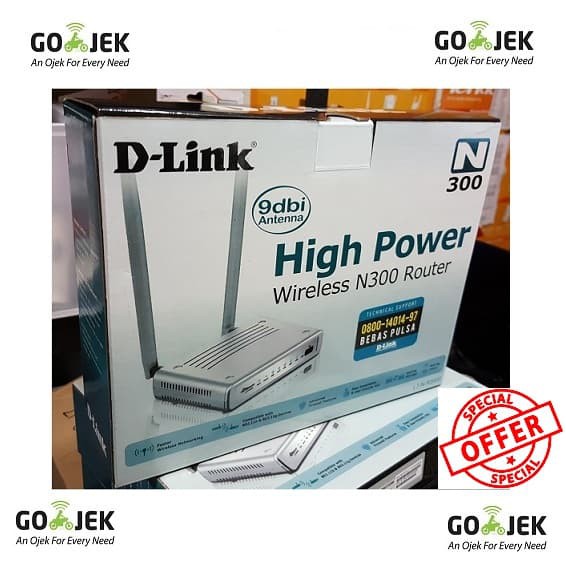 Router Wireless D-LINK L7-N-R2000 - N300 High Power