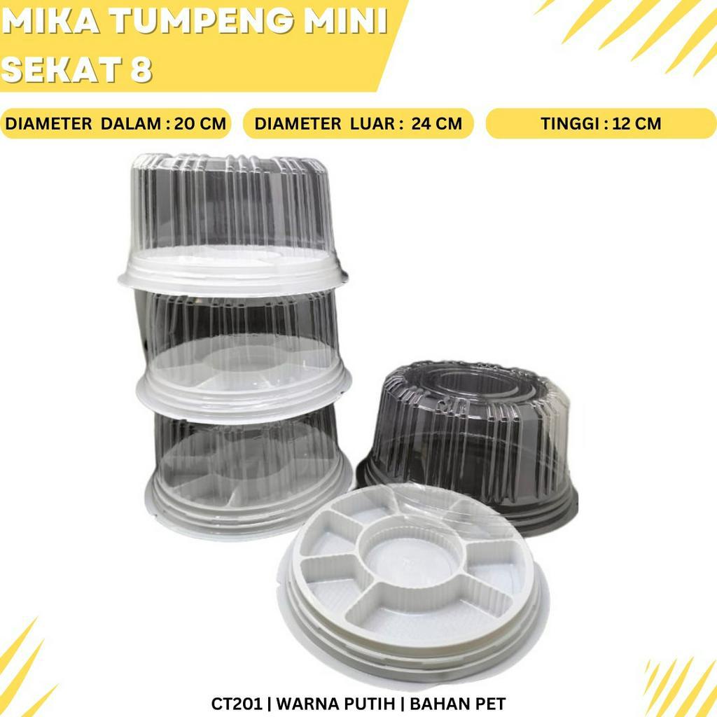 Mika Tumpeng Sekat 8 Mika Sekat 8 (Isi 10 Pcs-CT201)