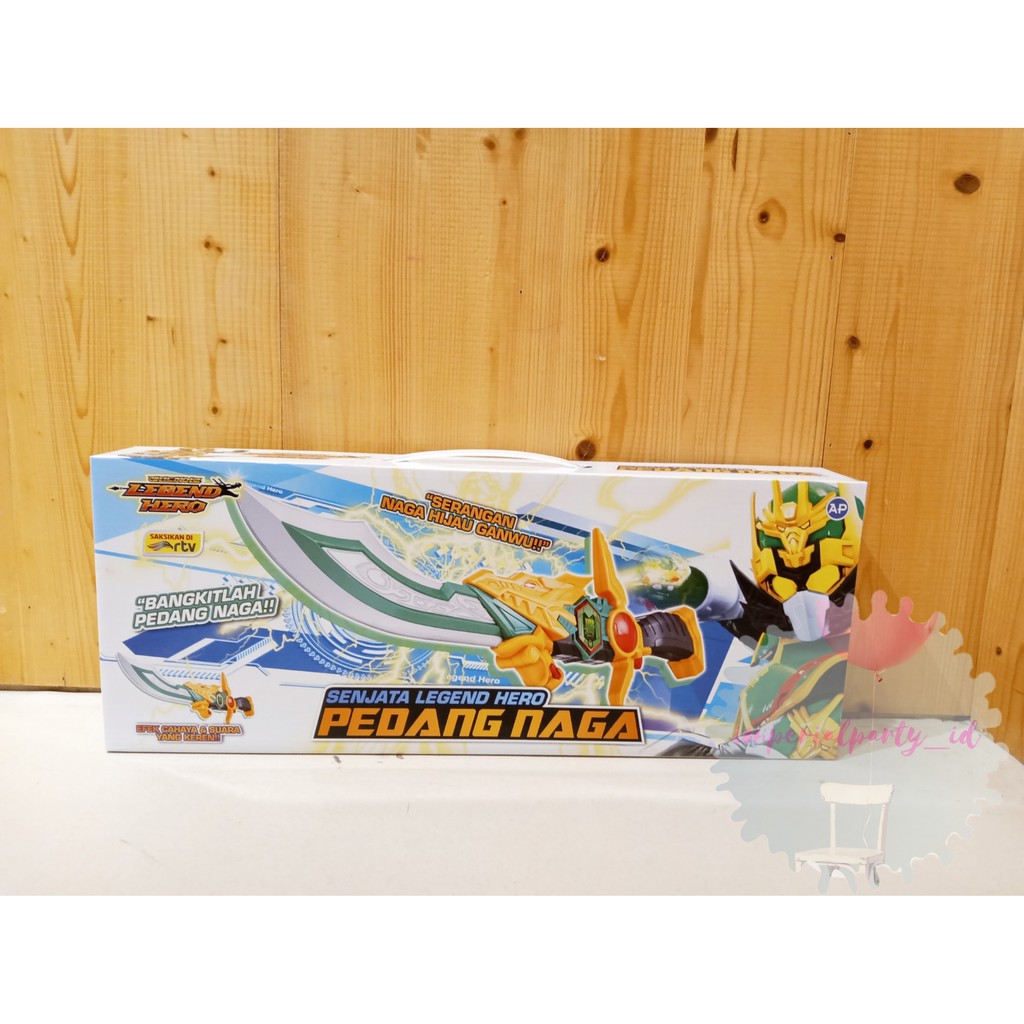 Original Mainan Senjata Legend Hero Pedang Naga Hijau Ganwu