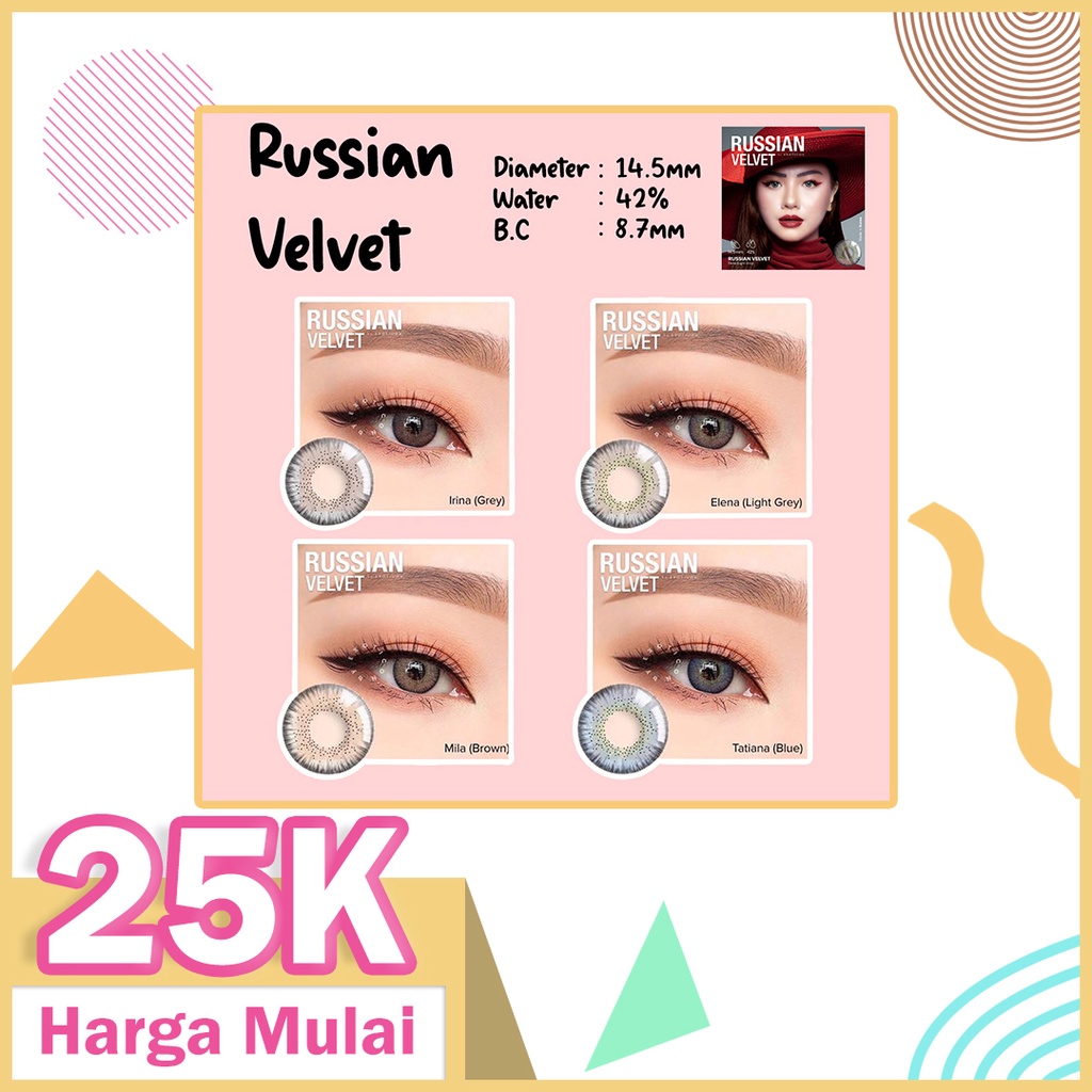 Softlens Russian Velvet X2 Soflens Rusian Velvet Softlen Exoticon