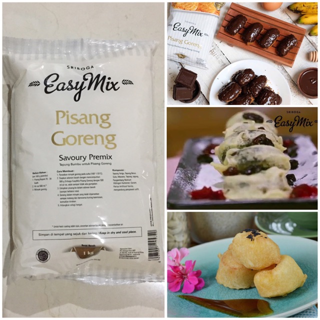 

Sriboga easymix tepung pisang goreng 1kg