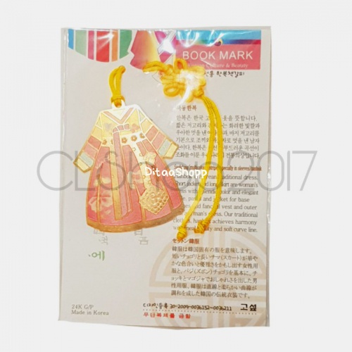 

Bookmark / Pembatas Buku Dress Perempuan Korea 092