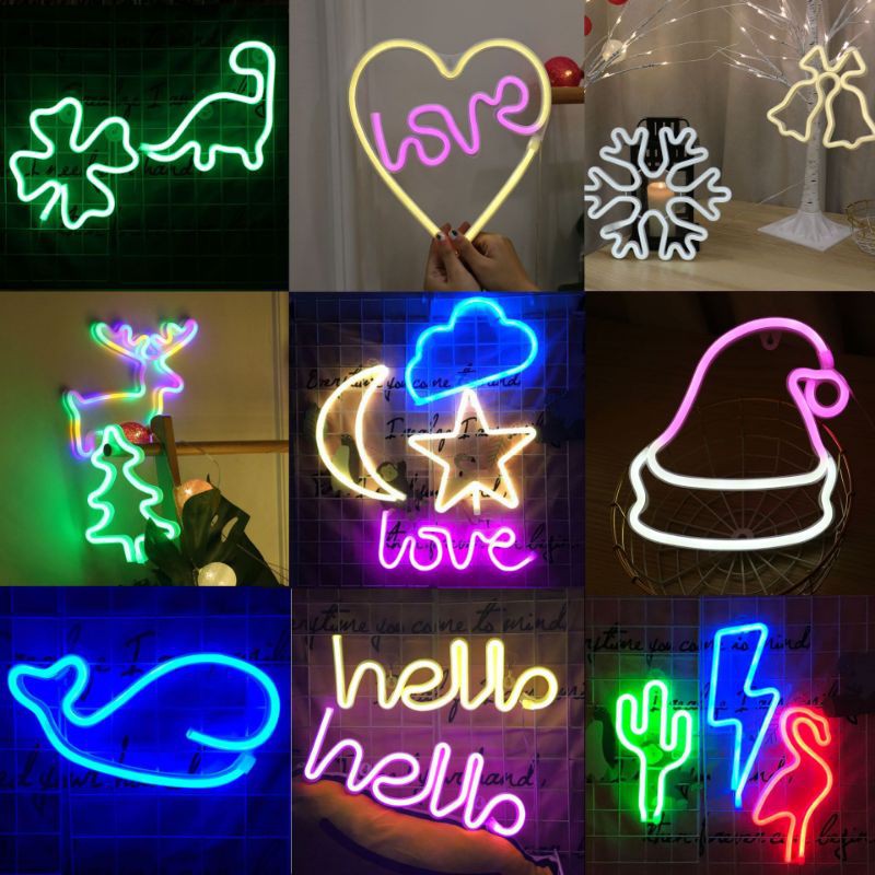 DC 12V Neon Flex LED Selang Flexible Sign Strip Fleksibel Paket 5M