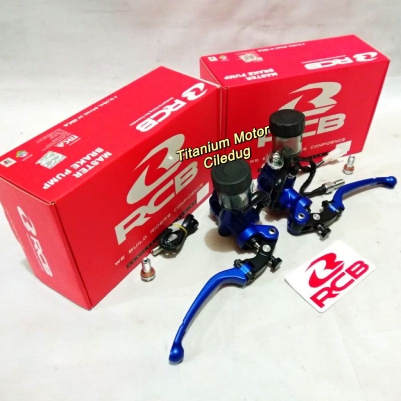 Master Rem RCB S1 Kanan Kiri Nmax 155 Adv 150 Pcx 150 Biru
