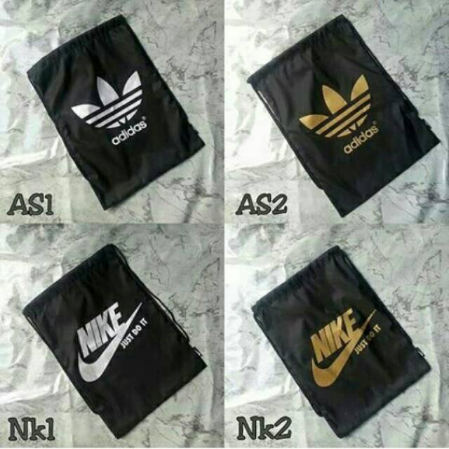 tas serut / gymsack adidas nike