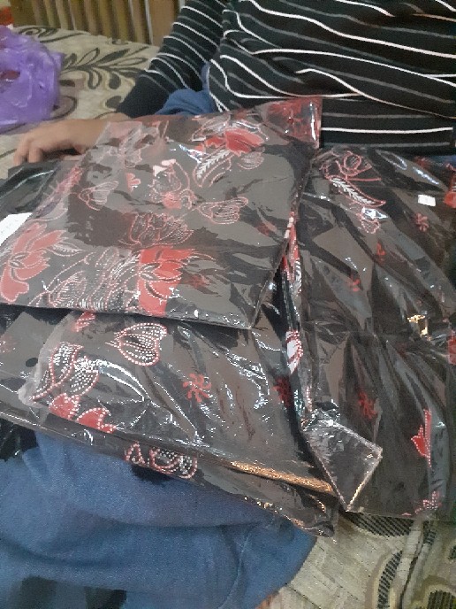 Batik Couple Keluarga Sania Ruffle Ori Ndoro Jowi Dnt