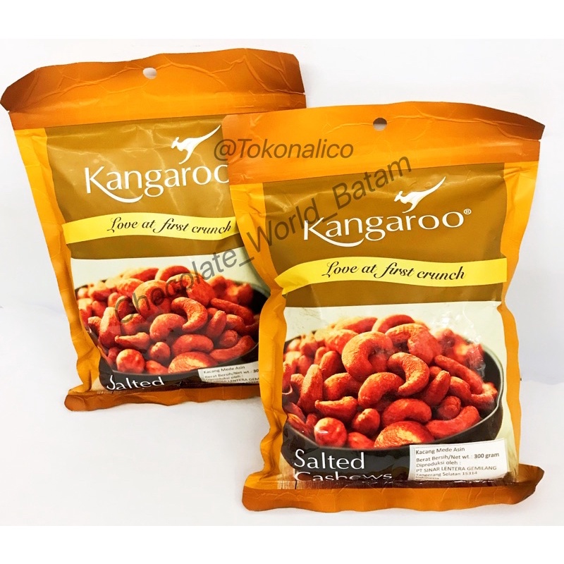 

Kangaroo Salted Cashews 300gr(Kacang Mede Asin)