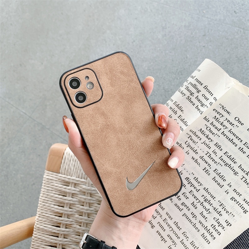 Case Pelindung Bahan Kulit Rusa anti Jatuh Untuk iphone 13 12 pro max 12mini 11pro max Xs max XR 7 8 Se 2020 7plus 8plus