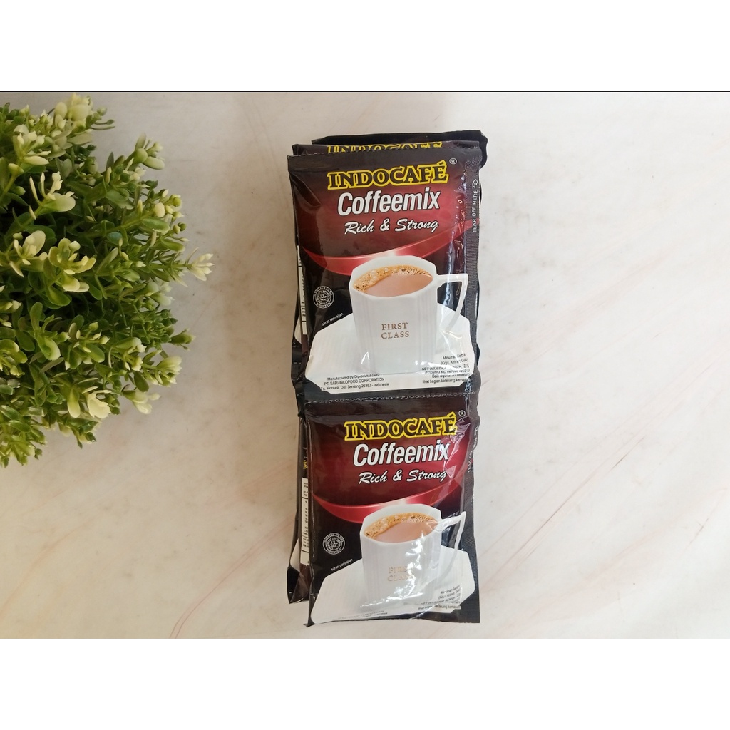 Indocafe Coffeemix Rich &amp; Strong Renceng ( 10pcs @27g )