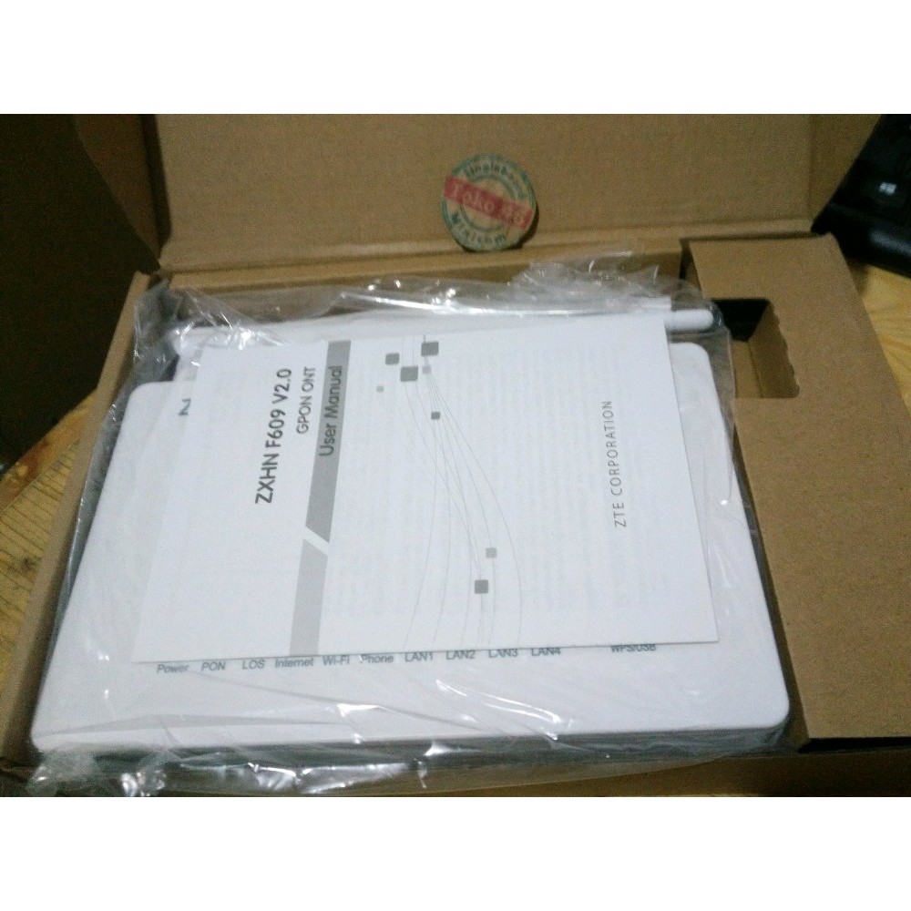 Gpon Zte F609 F 609 Router Multifungsi Access Point Shopee Indonesia