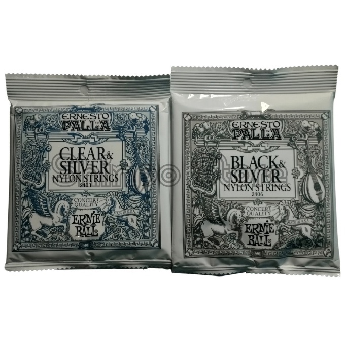 Senar Gitar Klasik Ernie Ball Ernesto Palla 2403 Clear Nylon