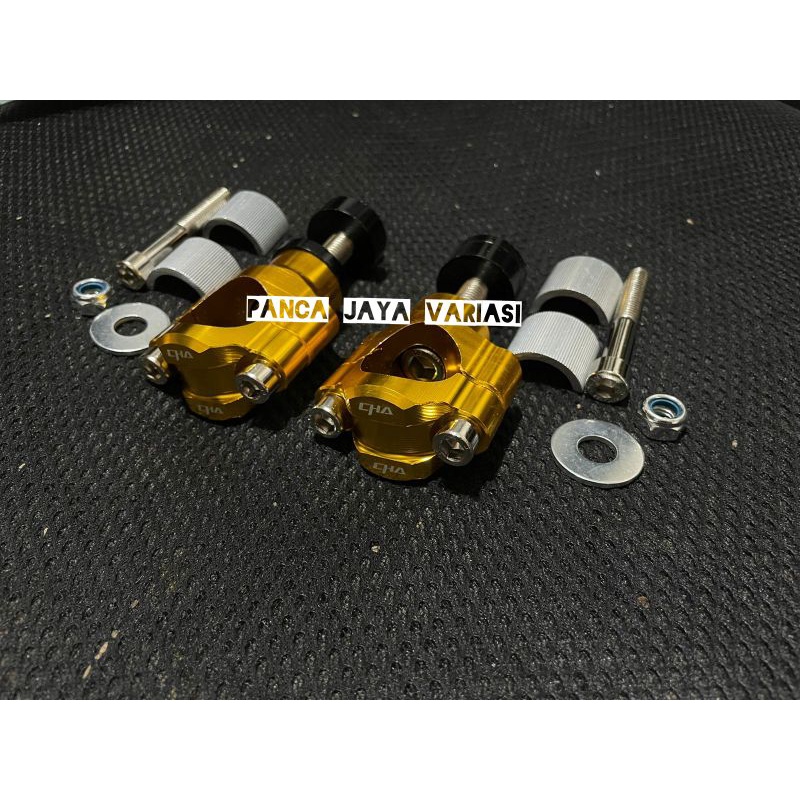 raiser dudukan stang raiser stang cnc KLX CRF 150 D-Tracker adv CBR 150 new BF satria fu ninja cbr r15 r25 Nmax Pcx Adv Matic ricer stang Universal Semua Motor dll