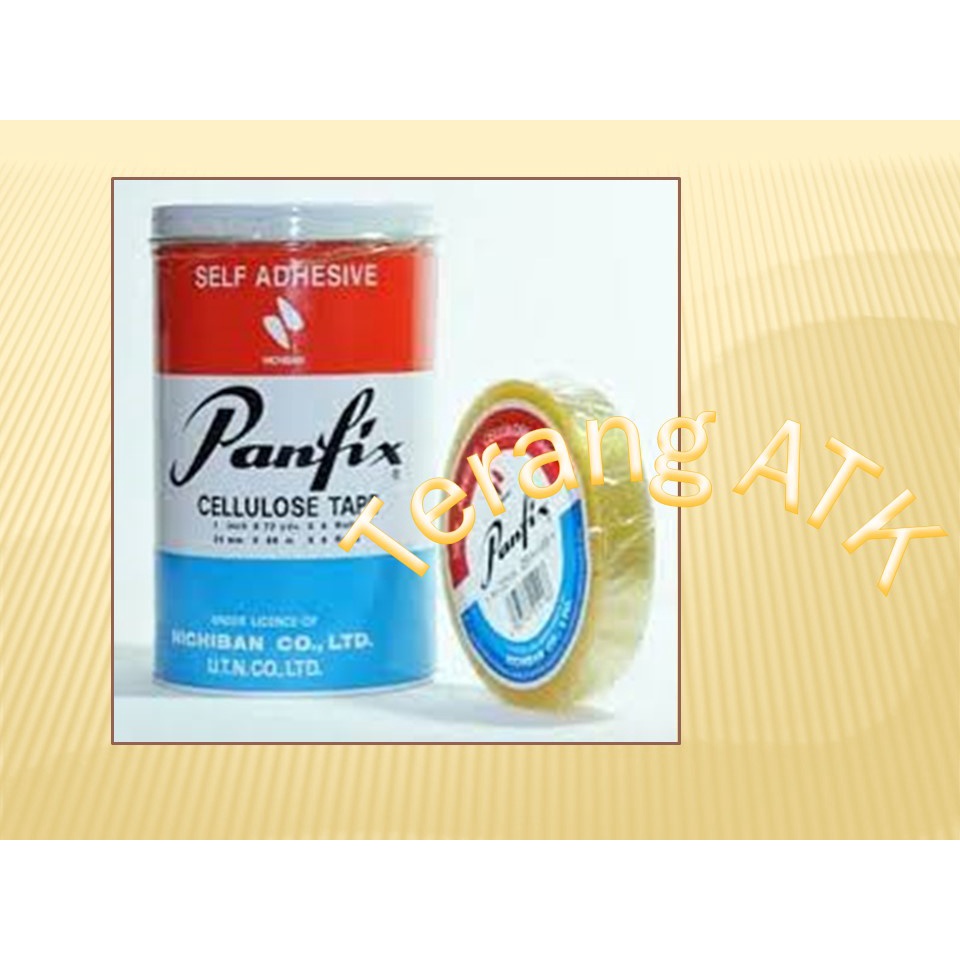 

Selotip Bening Ukuran 1 Inch x 72 Yards Merek Panfix