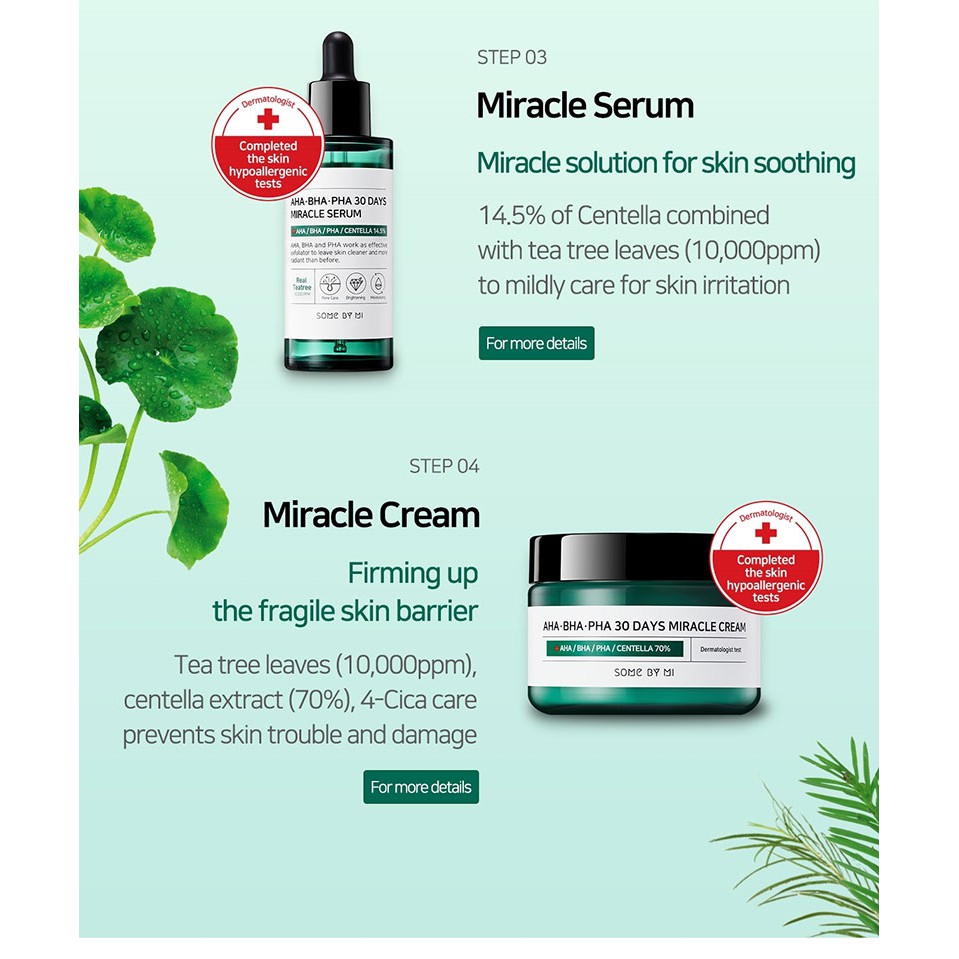 [ SALE ] SOMEBYMI MIRACLE STARTER KIT/ AC SOS KIT/ SNAIL KIT/ YUJA KIT ORIGINAL KOREA SOME BY MI ME