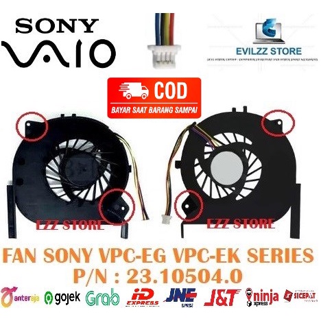 FAN KIPAS SONY VAIO VPCEG VPC EG VPC-EG VPCEG-112T VPCEG-211T VPCEG-212T 4PIN 4KABEL 4 PIN KABEL