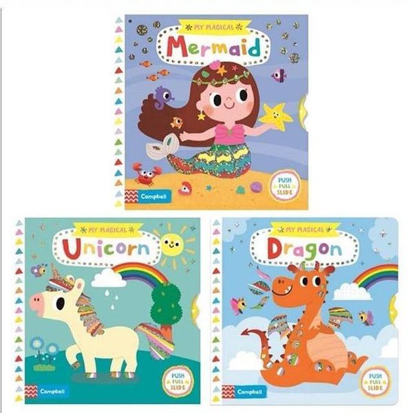

Campbell - MY MAGICAL BOOK Sea Unicorn/Mermaid/Dragon/Unicorn/Forest/Snowman