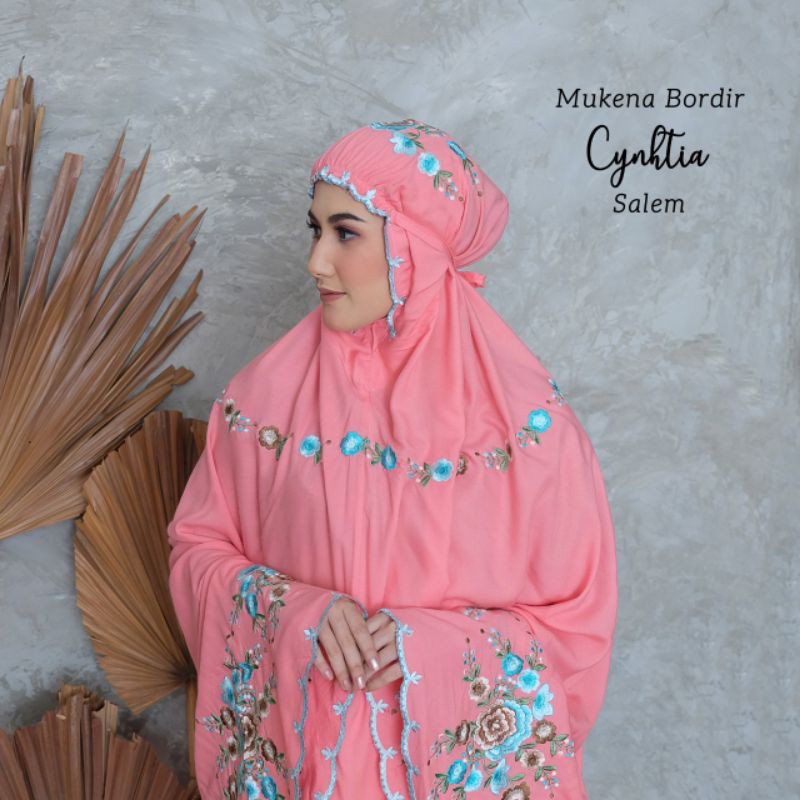 MUKENA TERBARU 2021 MURAH ORIGINAL RAYON SUPER BALI CYNTHIA JUMBO DEWASA MUKENA BORDIR TASIKMALAYA