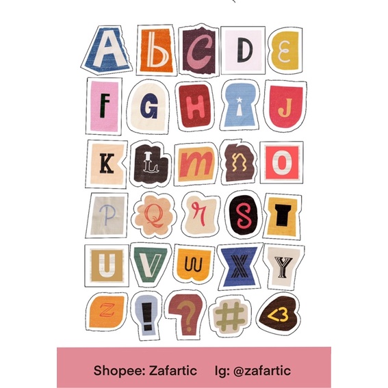 

Sticker sheet by: Zafartic / stiker lucu unik murah
