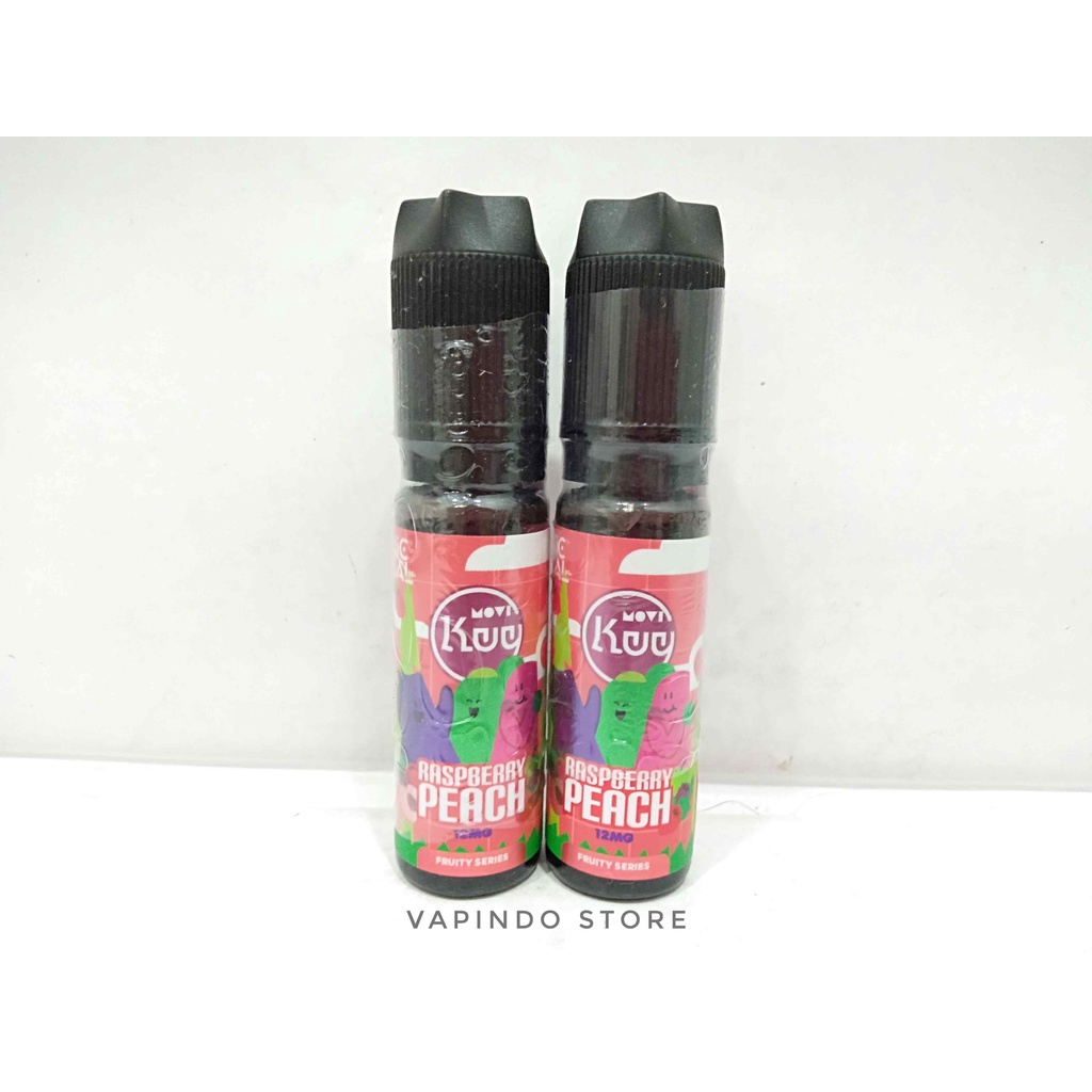 NIC 12MG NICSAL99+ KUY RASPBERRY PEACH 15ML SALTNIC BY MOVI LIQUID