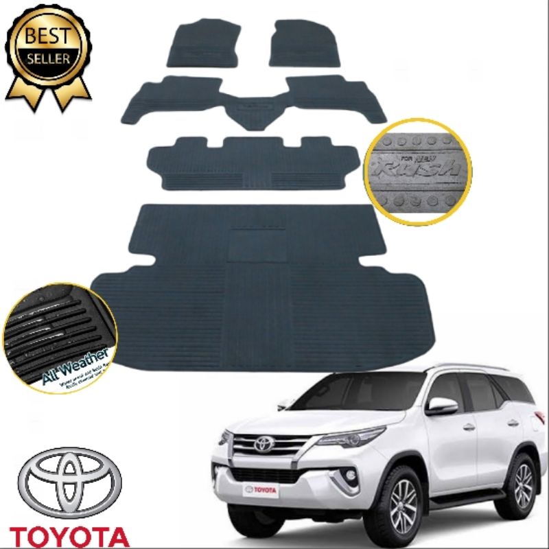 Karpet Mobil Toyota Rush Karpet karet Mobil Rush/Karpet Debu Lantai Mobil All New Rush 2018-2020