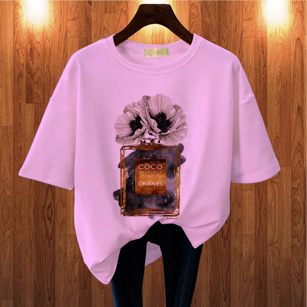 CALVIERO SHOP - KAOS WANITA DEWASA PRINT COCOCHA CASUAL DEWASA