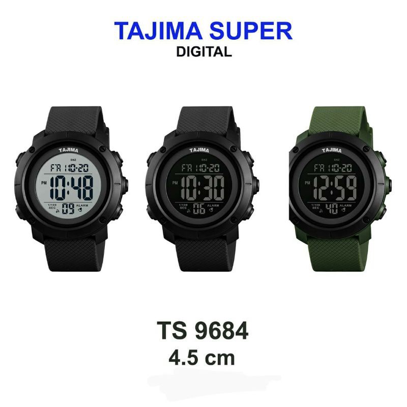 Jam tangan Tajima sport full digital